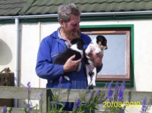 Magnie and puppies