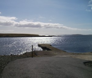 pier This is Burravoe Pier